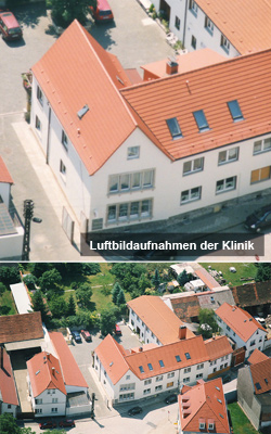 Luftbildaufnahmen der Klinik